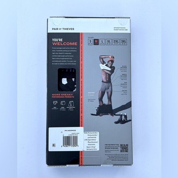 Pair of Thieves 2pk SUPERFIT Boxer Briefs M - Picture 5 of 5